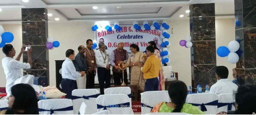 रोटरी क्लब का वार्षिक अधिवेशन सह डिस्ट्रिक गवर्नर भीजिट कार्यक्रम आयोजित 